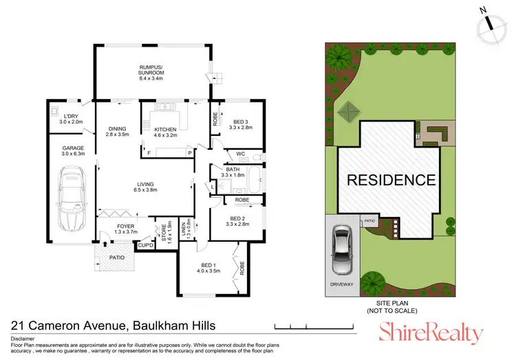 Floorplan of Homely house listing, 21 Cameron Avenue, Baulkham Hills NSW 2153