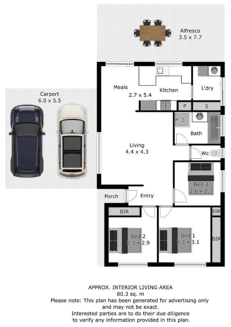Floorplan of Homely house listing, 2 Jennifer Place, West Wodonga VIC 3690