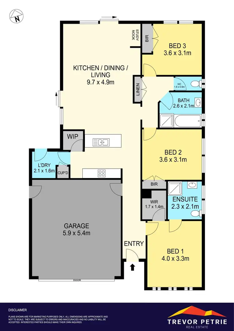 Floorplan of Homely house listing, 33 Flewin Avenue, Miners Rest VIC 3352