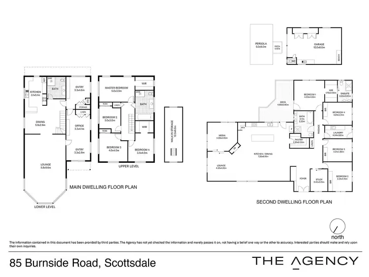 Floorplan of Homely house listing, 85 Burnside Road, Scottsdale TAS 7260