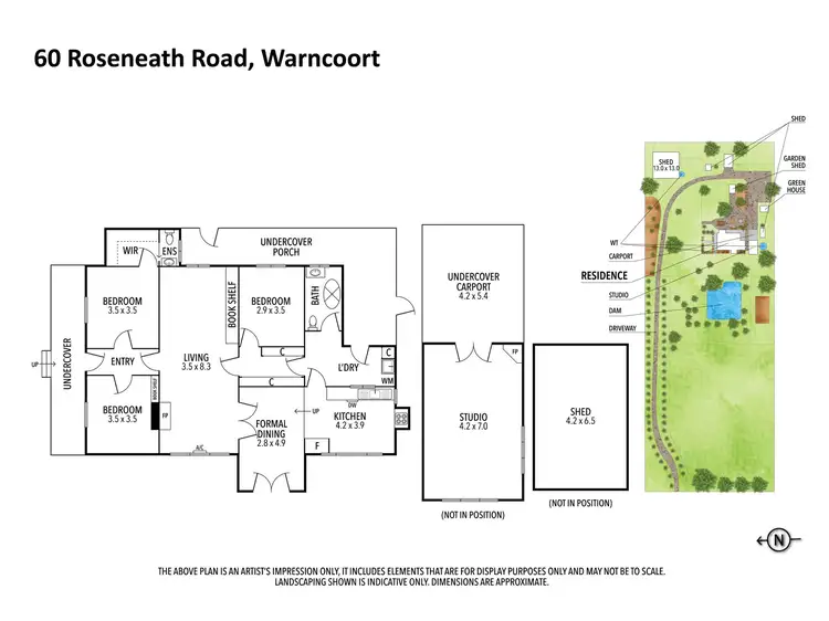 Floorplan of Homely house listing, 60 Roseneath Road, Warncoort VIC 3243
