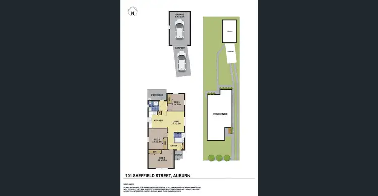 Floorplan of Homely house listing, 101 Sheffield Street, Auburn NSW 2144
