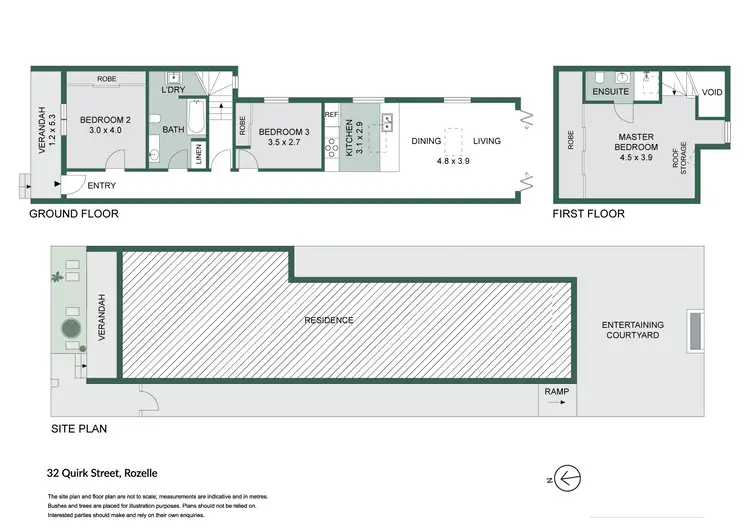 Floorplan of Homely house listing, 32 Quirk Street, Rozelle NSW 2039