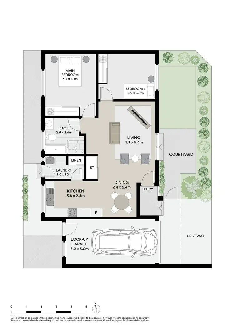 Floorplan of Homely villa listing, 3/13-15 Melrose Avenue, Sylvania NSW 2224