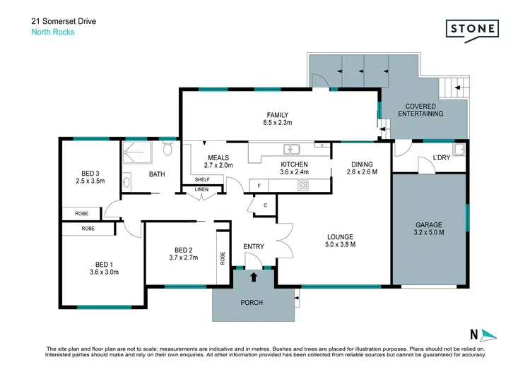 Floorplan of Homely house listing, 21 Somerset Drive, North Rocks NSW 2151