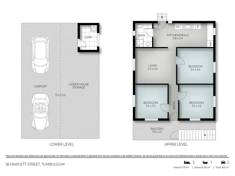 Floorplan of Homely house listing, 18 Fawcett Street, Tumbulgum NSW 2490