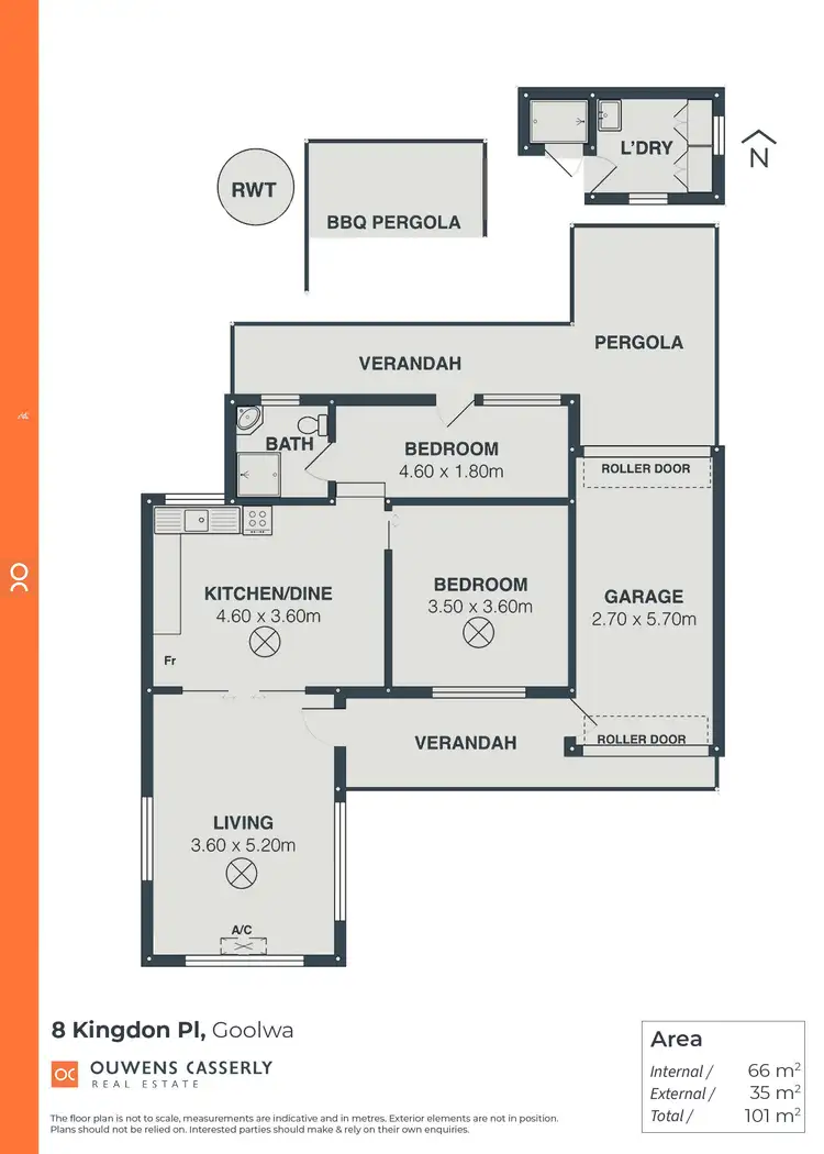 Floorplan of Homely house listing, 8 Kingdon Place, Goolwa SA 5214