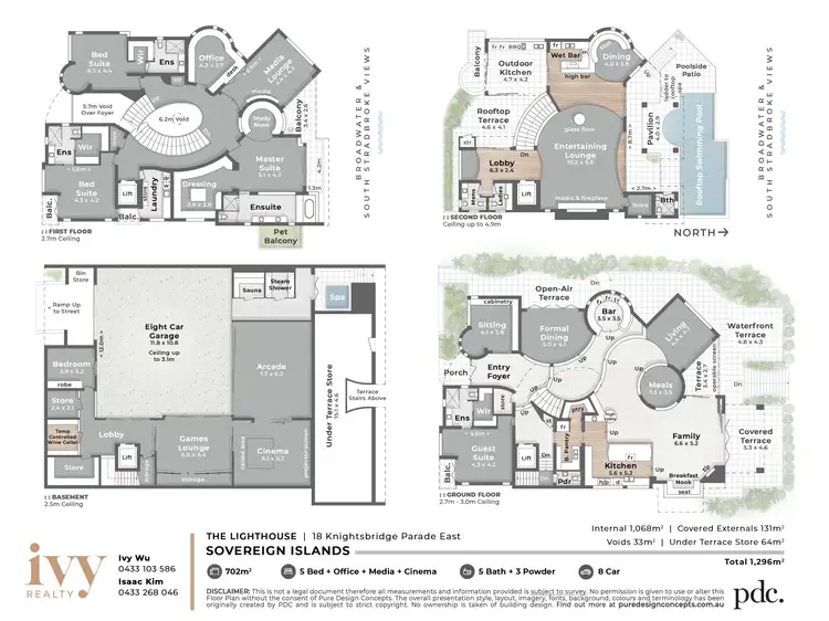 Floorplan of Homely house listing, 18 Knightsbridge Parade East, Sovereign Islands QLD 4216