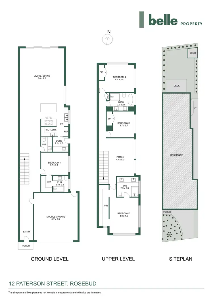 Floorplan of Homely house listing, 12 Paterson Street, Rosebud VIC 3939