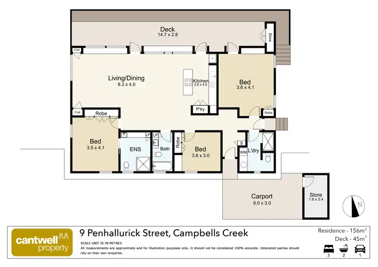 Floorplan of Homely house listing, 9 Penhallurick Street, Campbells Creek VIC 3451