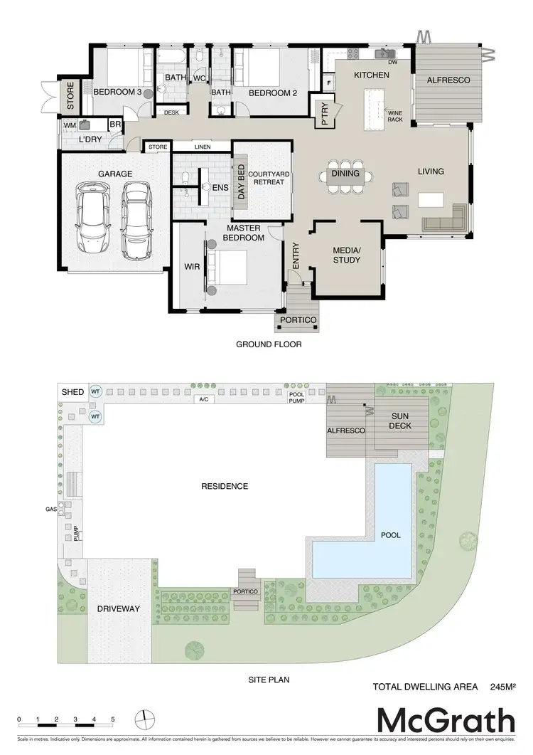 Floorplan of Homely house listing, 22 Tomkins Esplanade, Birtinya QLD 4575