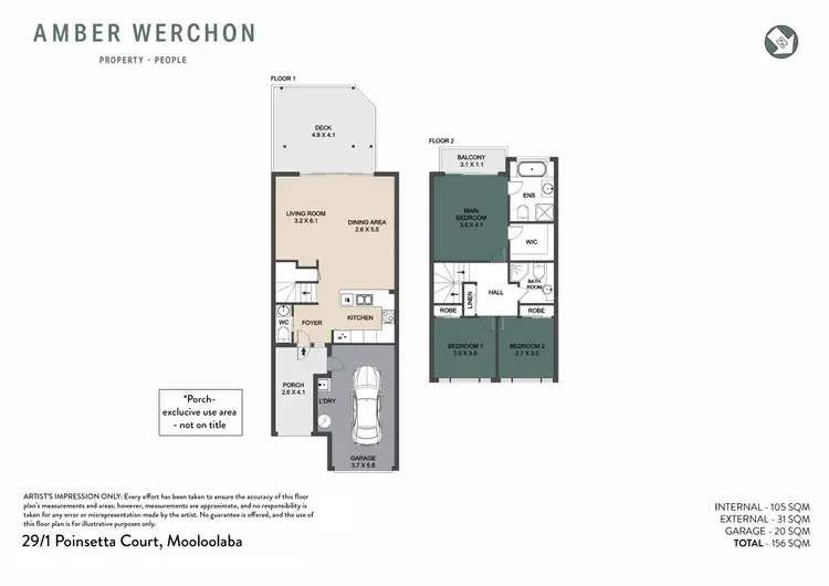 Floorplan of Homely unit listing, 29/1 Poinsettia Court, Mooloolaba QLD 4557