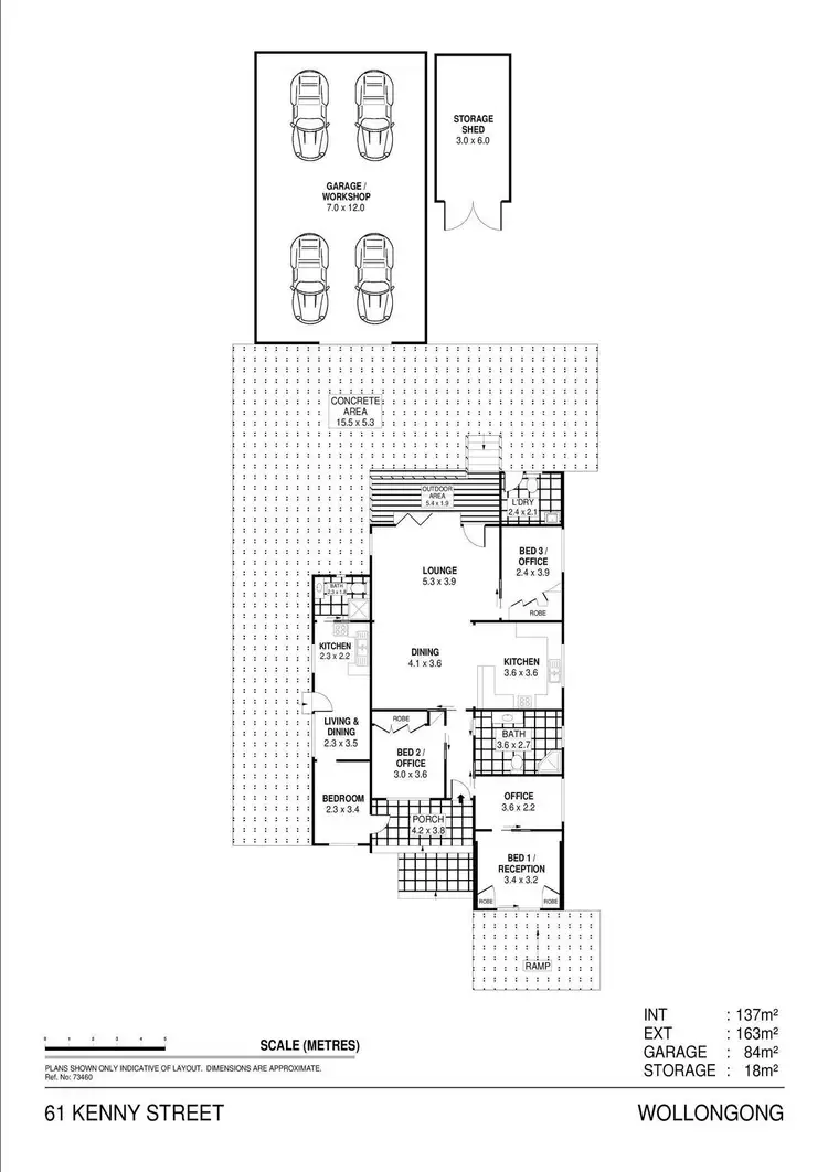 Floorplan of Homely house listing, 61 Kenny Street, Wollongong NSW 2500