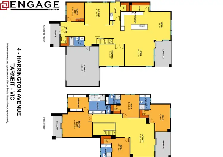 Floorplan of Homely house listing, 4 Harrington Avenue, Tarneit VIC 3029