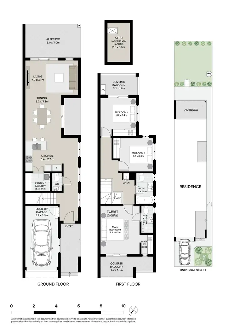 Floorplan of Homely semi-detached listing, 41a Universal Street, Mortdale NSW 2223