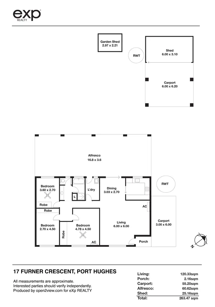 Floorplan of Homely house listing, 17 Furner Crescent, Port Hughes SA 5558