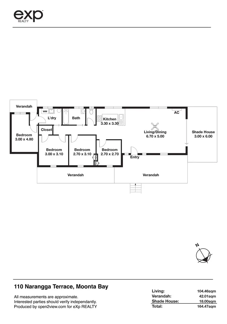 Floorplan of Homely house listing, 110 Narangga Terrace, Moonta Bay SA 5558