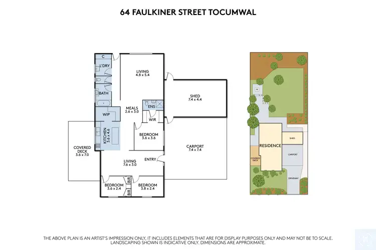 Floorplan of Homely house listing, 64 Falkiner Street, Tocumwal NSW 2714