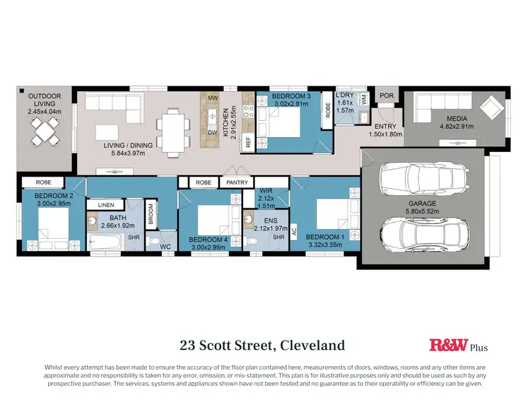 Floorplan of Homely house listing, 23 Scott Street, Cleveland QLD 4163