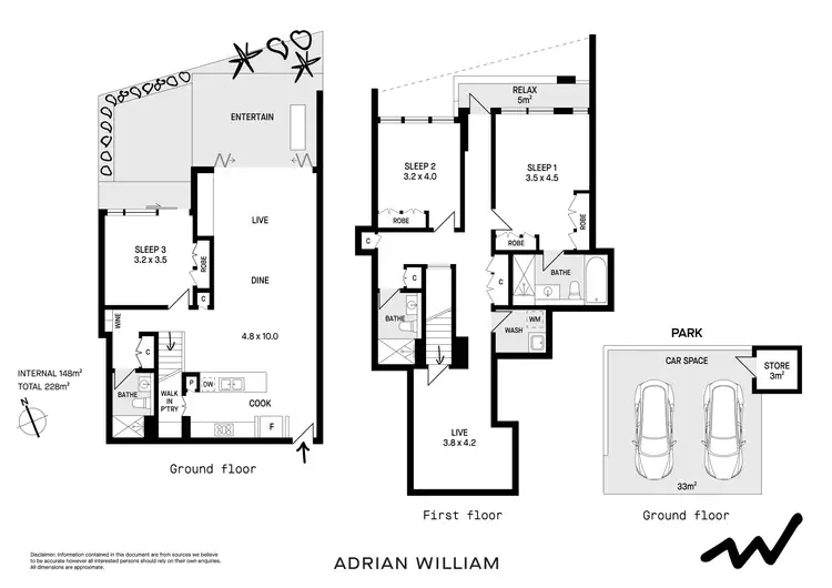 Floorplan of Homely terrace listing, G03/178 Livingstone Road, Marrickville NSW 2204