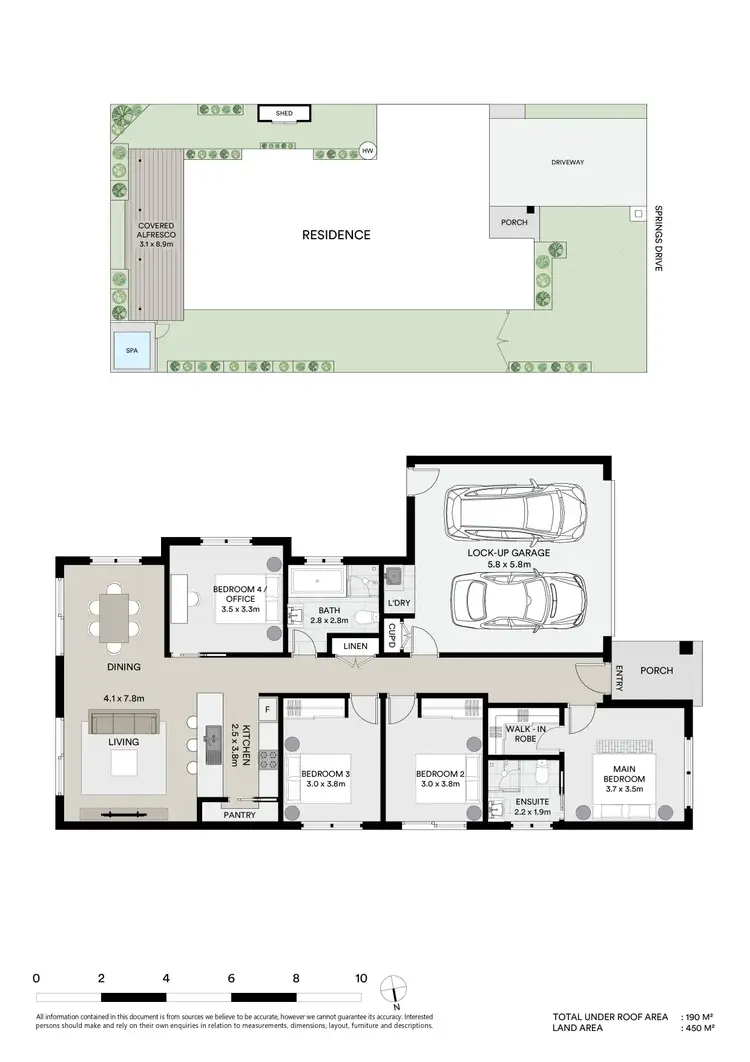 Floorplan of Homely house listing, 63 Springs Drive, Meridan Plains QLD 4551