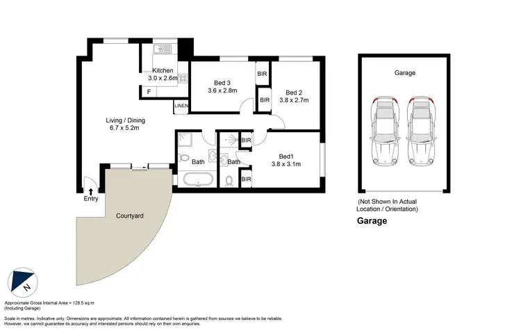 Floorplan of Homely townhouse listing, 3/31-33 Hillcrest Street, Wollongong NSW 2500