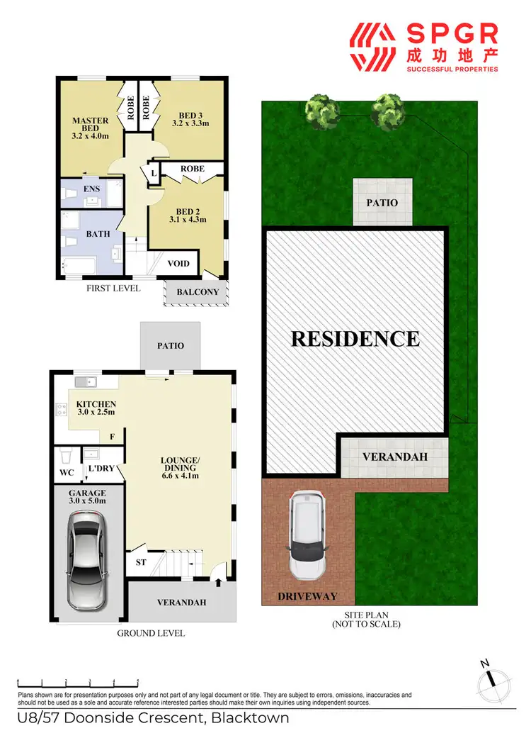 Floorplan of Homely townhouse listing, 8/57 Doonside Crescent, Blacktown NSW 2148