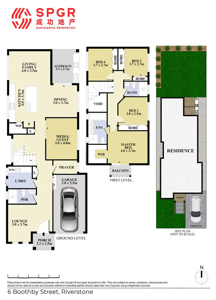 Floorplan of Homely house listing, 6 Boothby Street, Riverstone NSW 2765