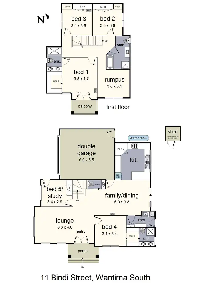 Floorplan of Homely house listing, 11 Bindi Street, Wantirna South VIC 3152