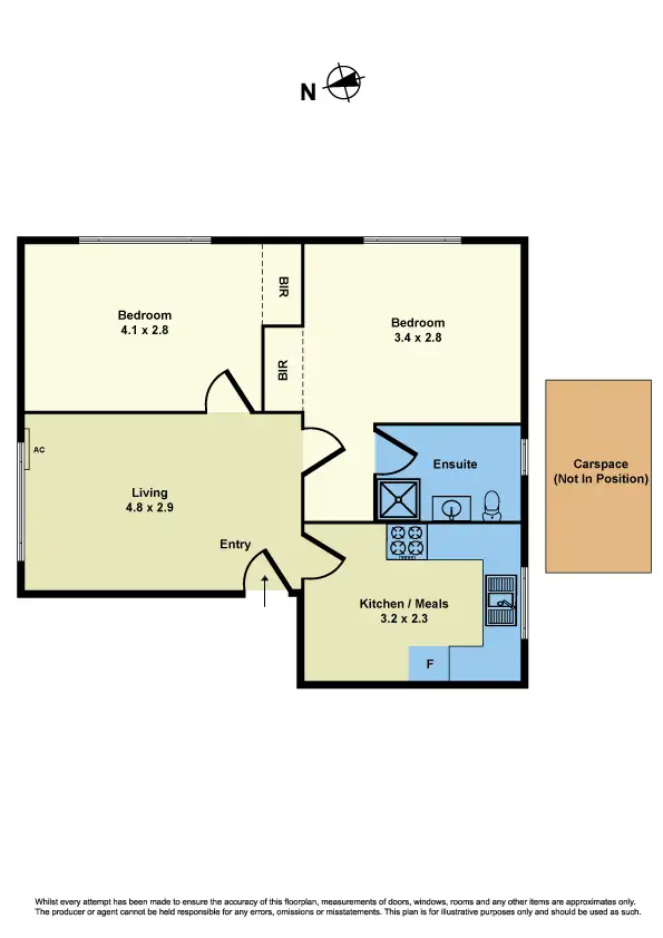 Floorplan of Homely unit listing, 6/125 Anderson Road, Albion VIC 3020