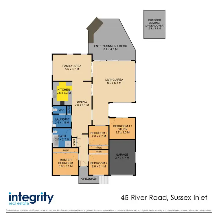 Floorplan of Homely house listing, 45 River Road, Sussex Inlet NSW 2540
