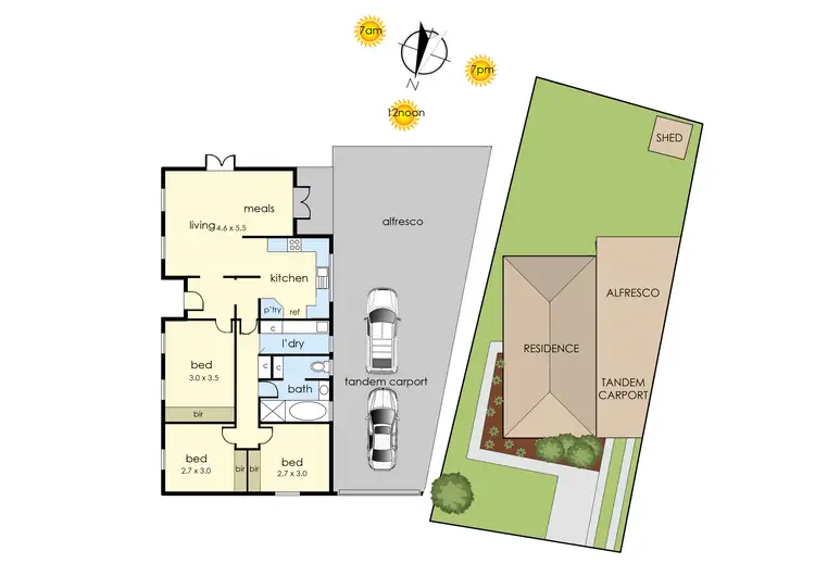 Floorplan of Homely house listing, 126 Monterey Boulevard, Frankston North VIC 3200