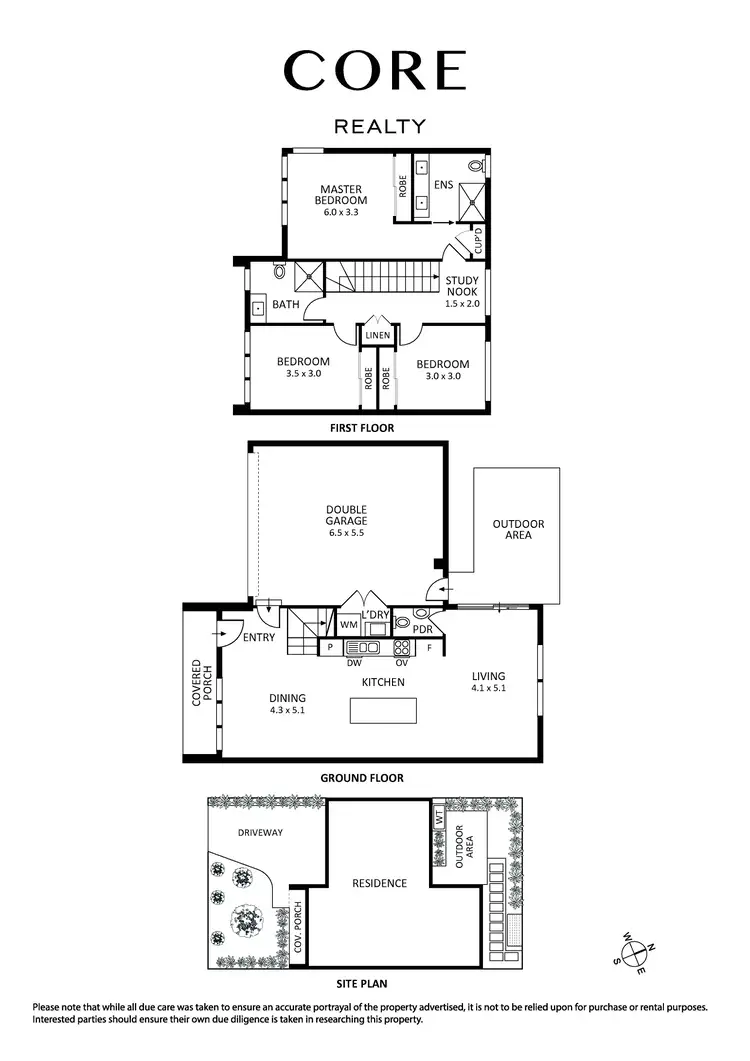 Floorplan of Homely townhouse listing, 52 Haig Street, Heidelberg Heights VIC 3081
