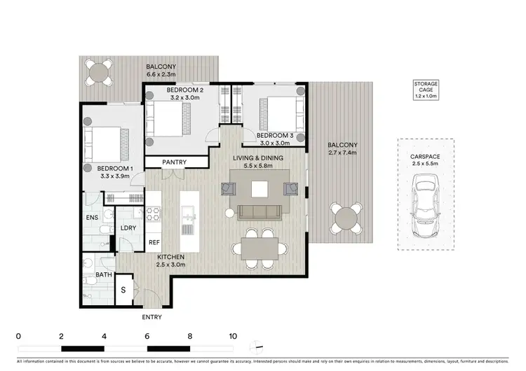 Floorplan of Homely apartment listing, 202/112 Northcote Road, Greenacre NSW 2190