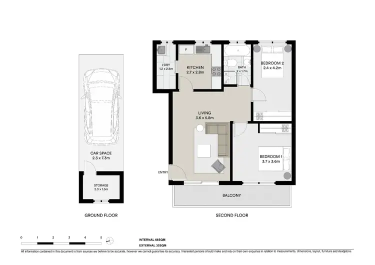 Floorplan of Homely unit listing, 8/50 Thelma Street, Long Jetty NSW 2261