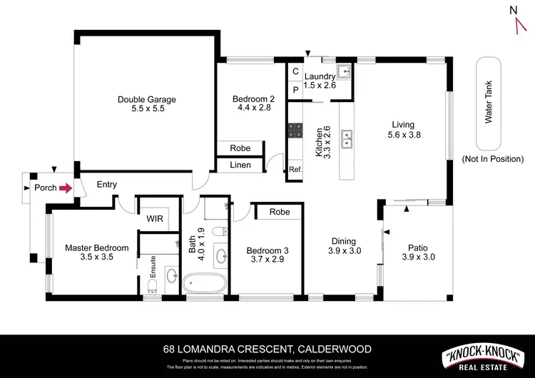 Floorplan of Homely house listing, 68 Lomandra Crescent, Calderwood NSW 2527