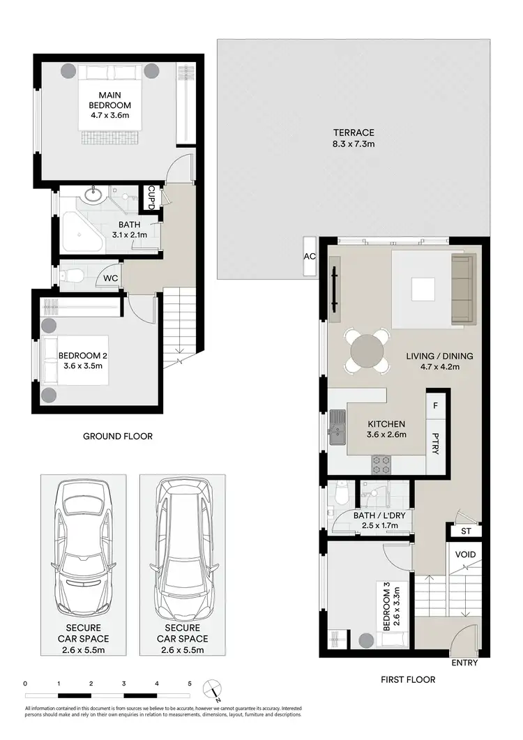 Floorplan of Homely apartment listing, 8/3 Hilltop Crescent, Fairlight NSW 2094