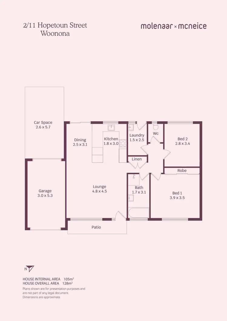 Floorplan of Homely villa listing, 2/11 Hopetoun Street, Woonona NSW 2517
