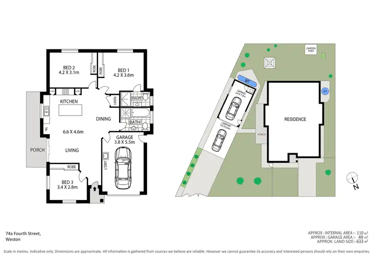 Floorplan of Homely house listing, 74A Fourth Street, Weston NSW 2326