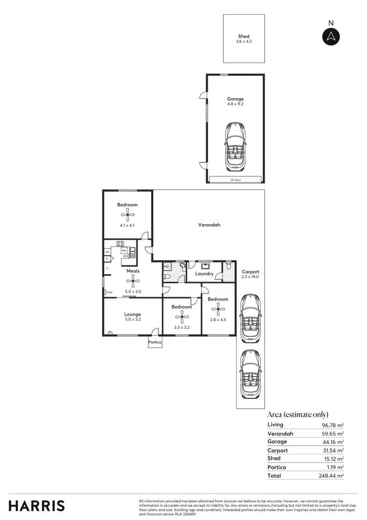 Floorplan of Homely house listing, 11 Richard Avenue, Mitchell Park SA 5043