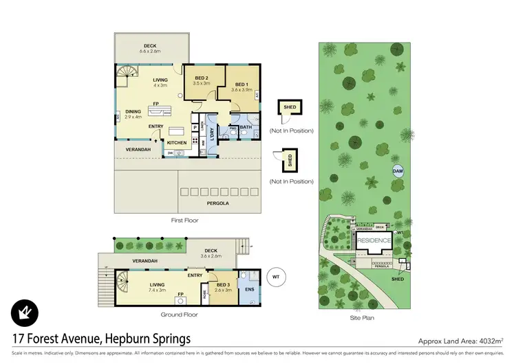 Floorplan of Homely house listing, 17 Forest Avenue, Hepburn Springs VIC 3461