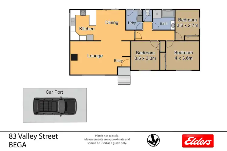 Floorplan of Homely house listing, 83 Valley Street, Bega NSW 2550