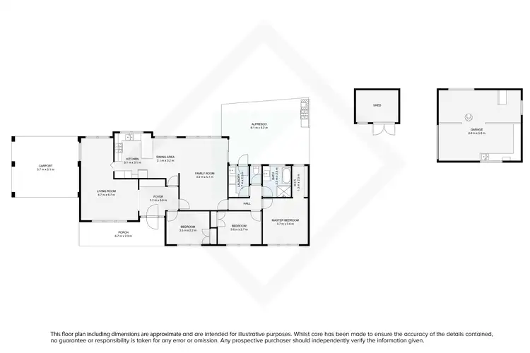 Floorplan of Homely house listing, 2 Donelly Avenue, Wodonga VIC 3690