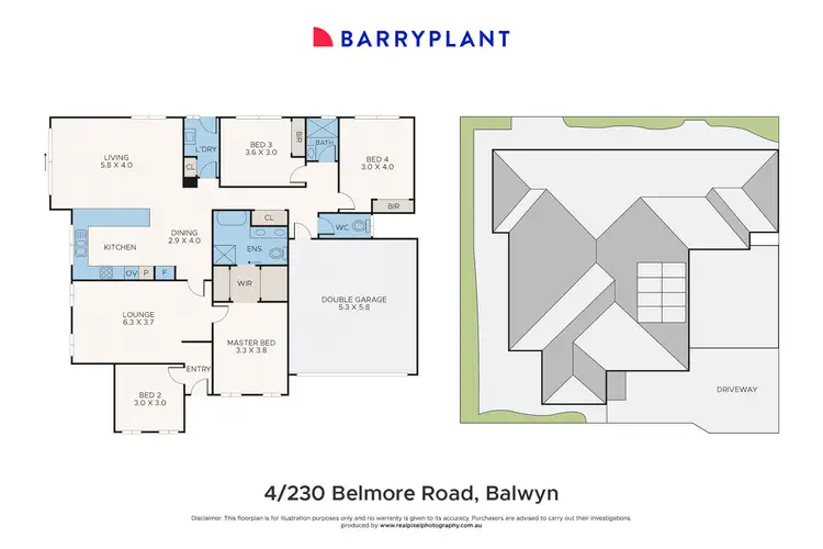 Floorplan of Homely unit listing, 4/230 Belmore Road, Balwyn VIC 3103