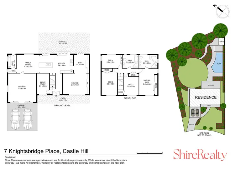 Floorplan of Homely house listing, 7 Knightsbridge Place, Castle Hill NSW 2154