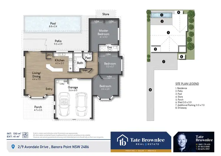 Floorplan of Homely semi-detached listing, 2/9 Avondale Drive, Banora Point NSW 2486