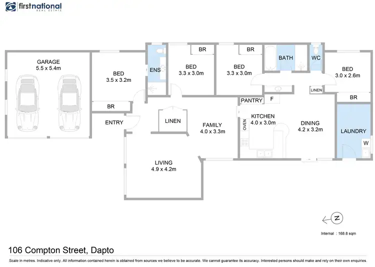 Floorplan of Homely house listing, 106 Compton Street, Dapto NSW 2530