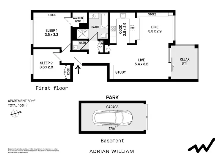 Floorplan of Homely apartment listing, 22/11 Williams Parade, Dulwich Hill NSW 2203