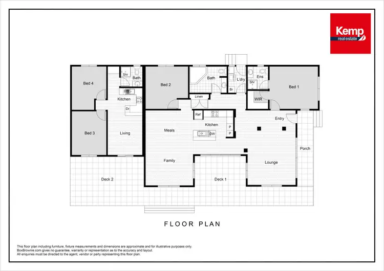 Floorplan of Homely rural property listing, 38031C Flinders Highway, Laura Bay SA 5680