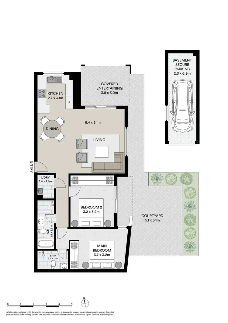 Floorplan of Homely unit listing, 1/23-25 Gover Street, Peakhurst NSW 2210
